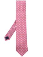 Salvatore Ferragamo Frog Print Tie - Pink