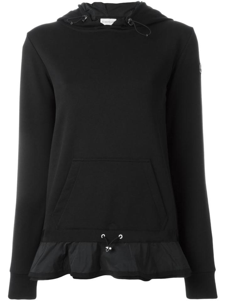 Moncler Layered Hoodie, Women's, Size: Xs, Black, Cotton/polyester