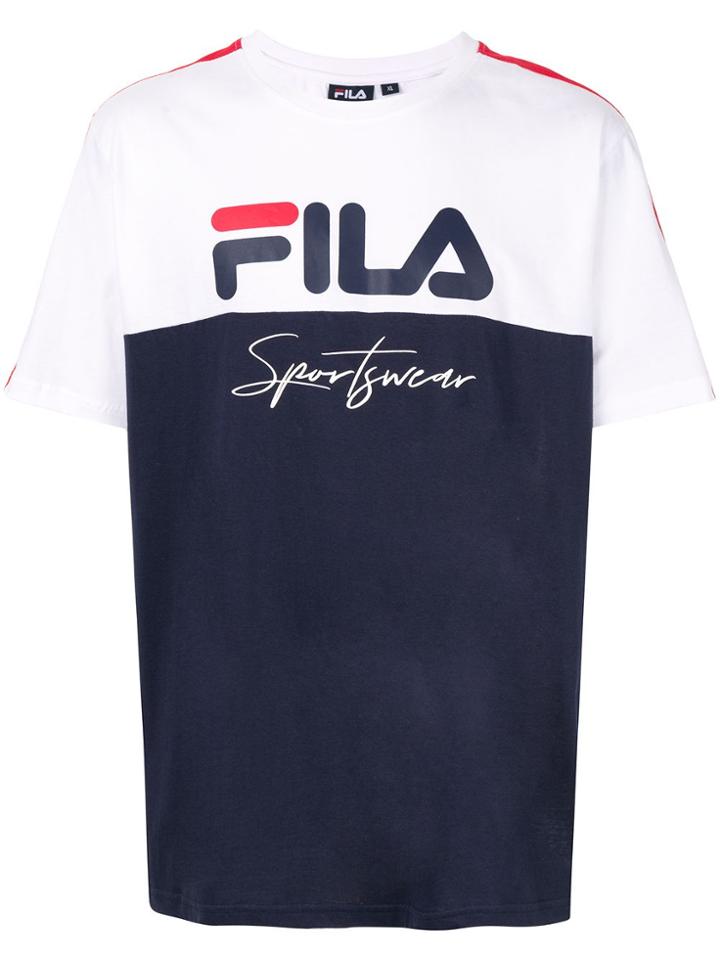 Fila Graphic Colour Block T-shirt - Blue