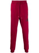 Love Moschino Logo-frame Track Pants - Red