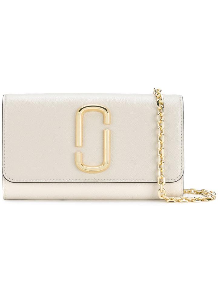 Marc Jacobs Mini Envelope Shaped Clutch - Nude & Neutrals