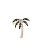 Chanel Vintage Palm Tree Brooch, Women's, Metallic