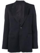 Ami Paris Women's Lined Two Buttons Jacket - Blue