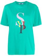 Sjyp Logo Print T-shirt - Green