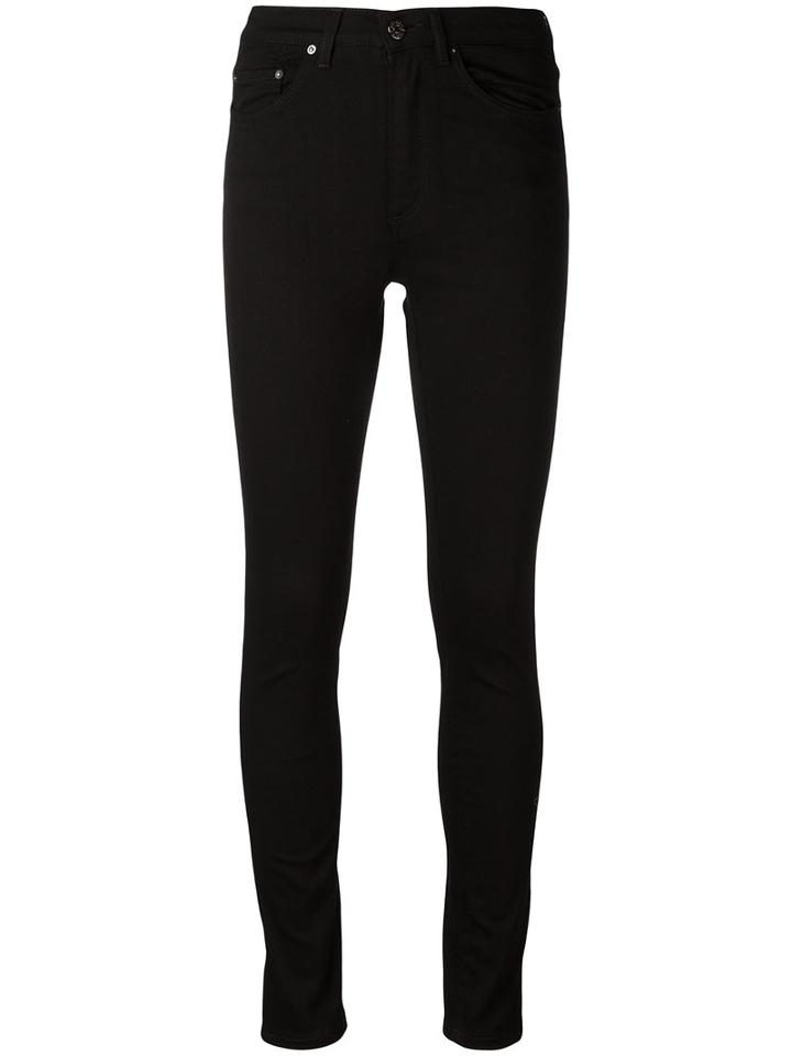 Acne Studios High-rise Skinny Jeans, Women's, Size: 27, Black, Cotton/polyester/spandex/elastane