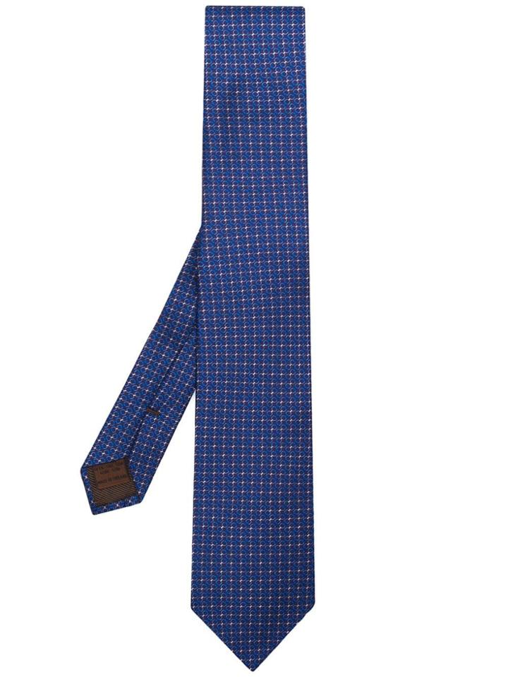 Church's Printed Classic Tie - Blue