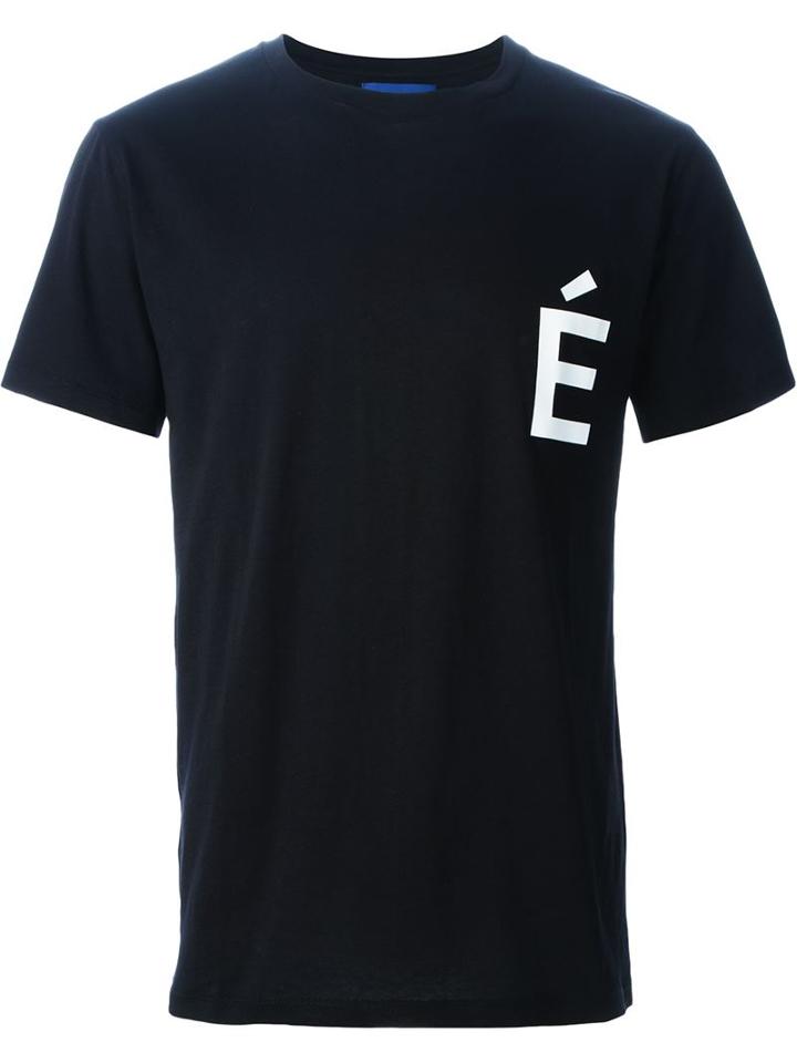 Études Studio Logo Print T-shirt, Men's, Size: L, Black, Cotton