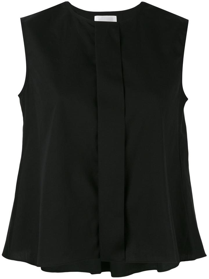 Comme Des Garçons Noir Kei Ninomiya - Sleeveless Blouse - Women - Cotton - S, Black, Cotton