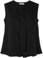 Comme Des Garçons Noir Kei Ninomiya - Sleeveless Blouse - Women - Cotton - S, Black, Cotton