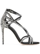 Dolce & Gabbana Rhinestone Sandals - Black