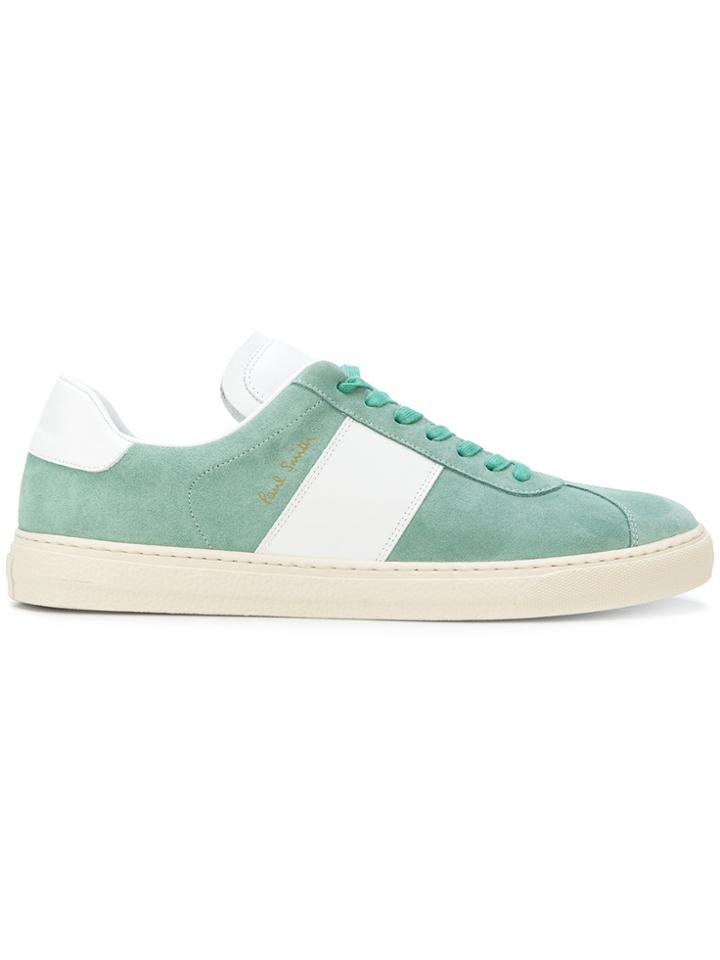 Paul Smith Lace-up Stripe Sneakers - Green