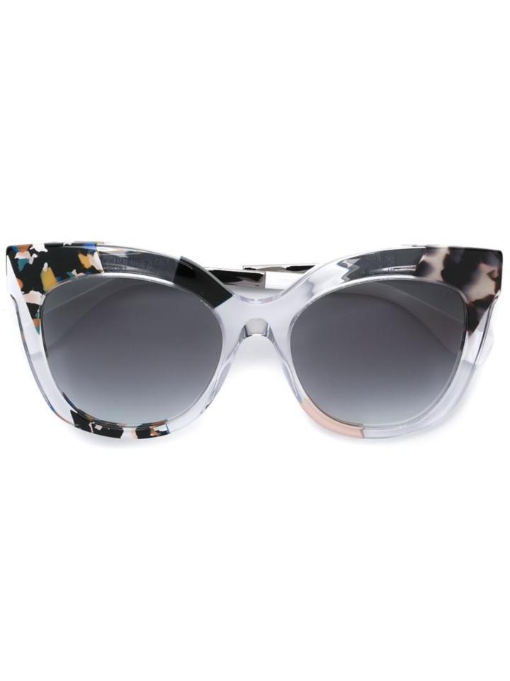 Fendi 'jungle' Sunglasses, Grey, Acetate/metal