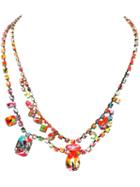 Tom Binns 'splash Out' Double Necklace, Women's, White