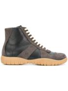 Maison Margiela Ankle Lace-up Sneakers - Black
