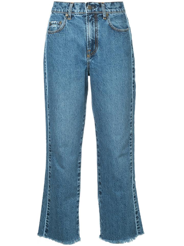 Nobody Denim Arlo Jean Ankle Pipe White Edge - Blue