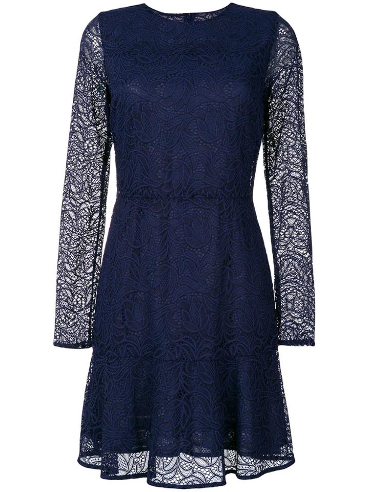 Michael Michael Kors Lace Knee-length Dress - Blue