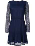 Michael Michael Kors Lace Knee-length Dress - Blue