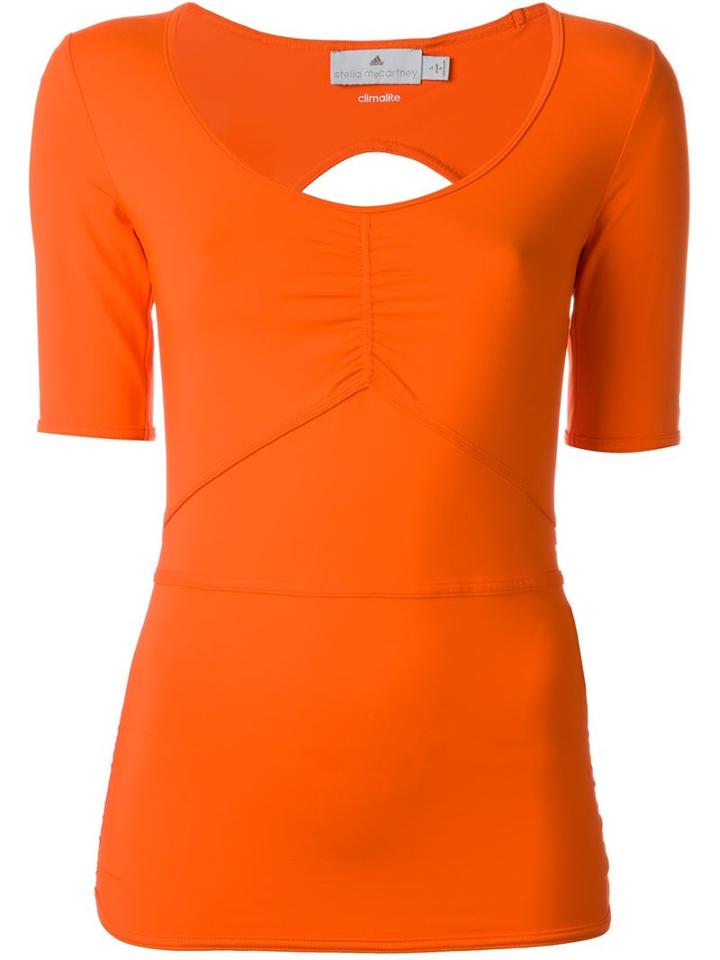 Adidas By Stella Mccartney Trim Detail Open Back T-shirt