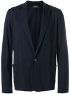 Roberto Collina Classic Straight-fit Suit Jacket - Blue