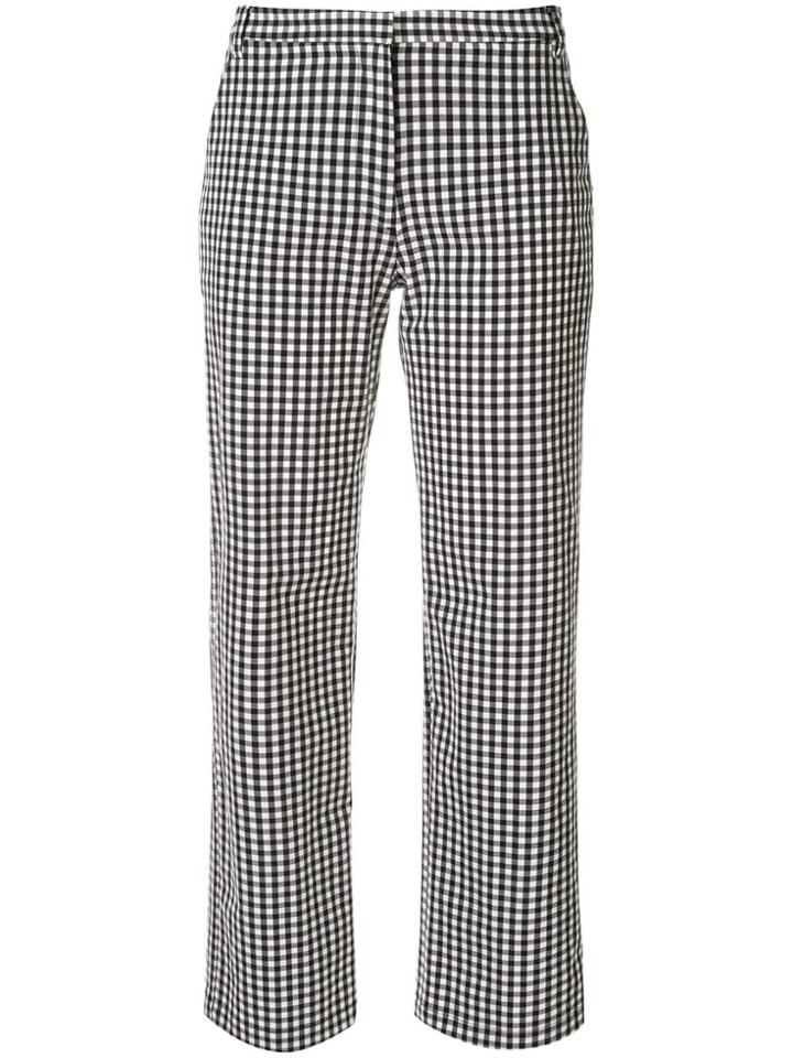 Maryam Nassir Zadeh Gingham Cape Trousers - Black
