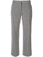 Maryam Nassir Zadeh Gingham Cape Trousers - Black