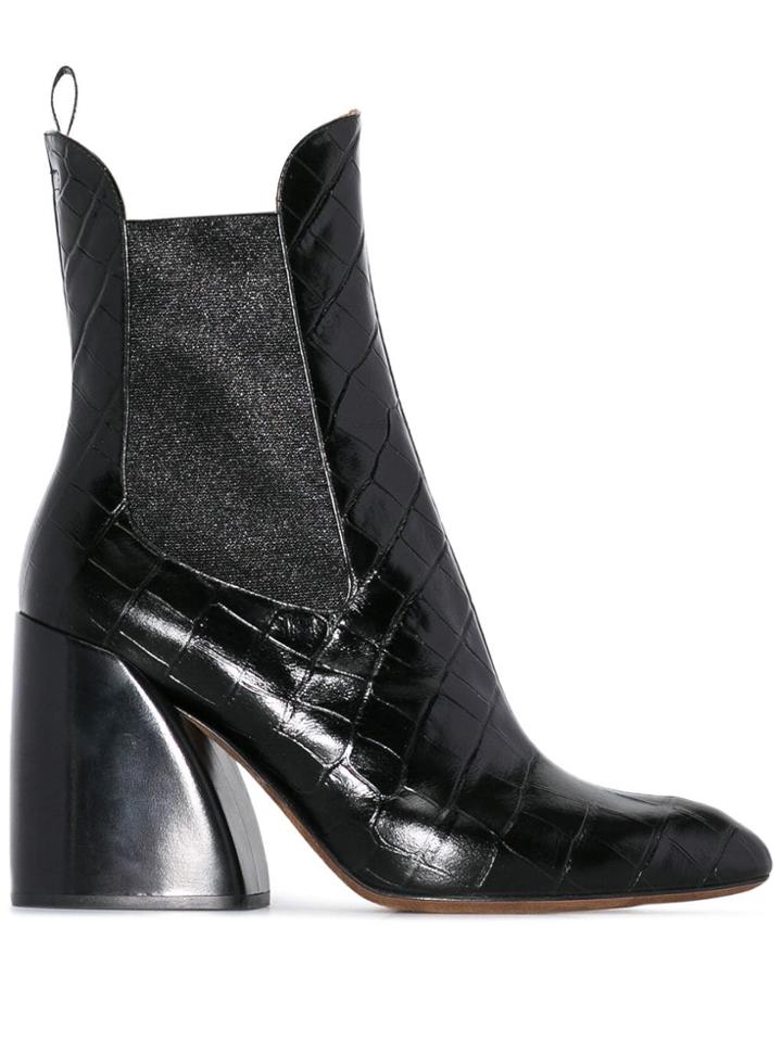 Chloé Wave 90 Chelsea Boots - Black
