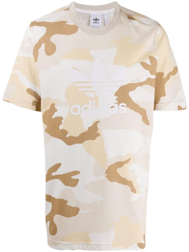 Adidas Camouflage Logo T-shirt - Neutrals