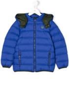 Armani Junior - Padded Jacket - Kids - Polyamide/polyester/duck Feathers - 12 Yrs, Blue
