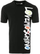 Love Moschino Graffiti Print T-shirt - Black