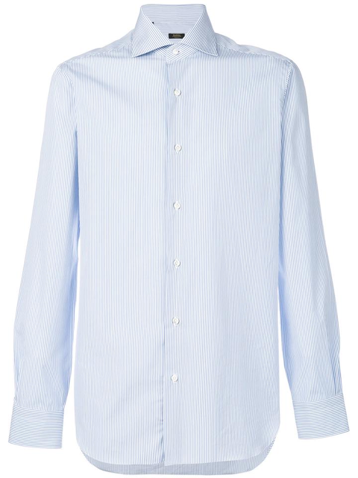 Barba Plain Shirt - Blue