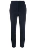 Peserico Cropped Skinny Trousers - Blue