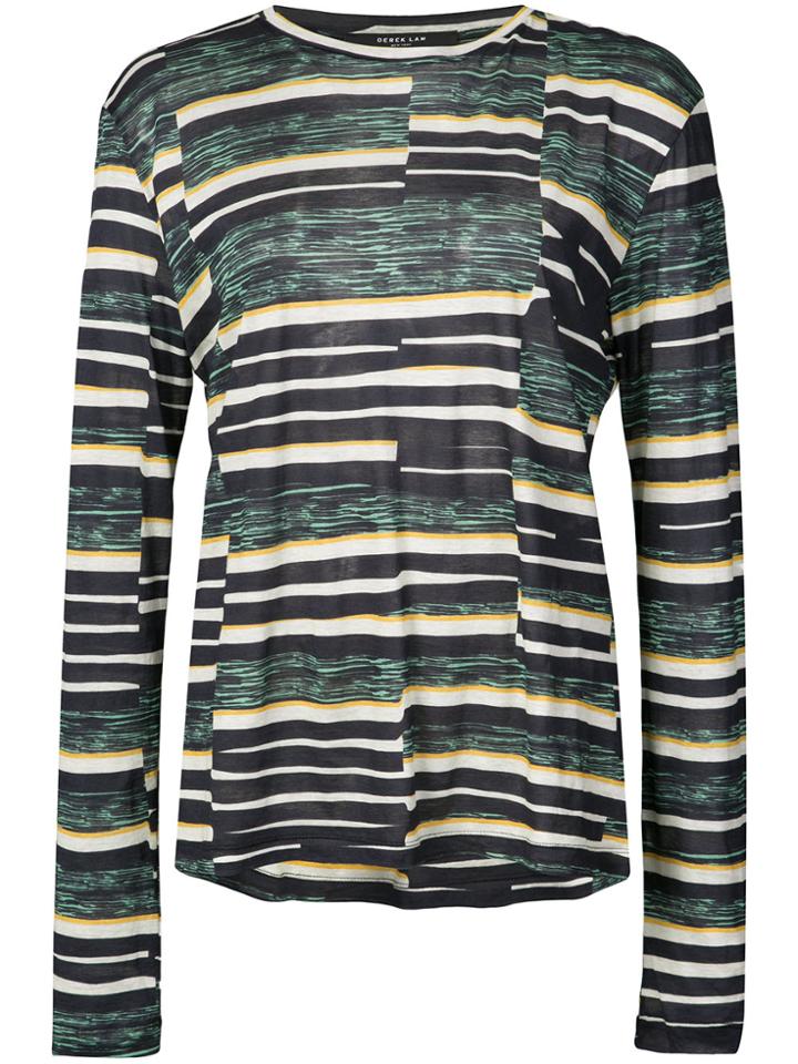 Derek Lam Striped Blouse - Blue