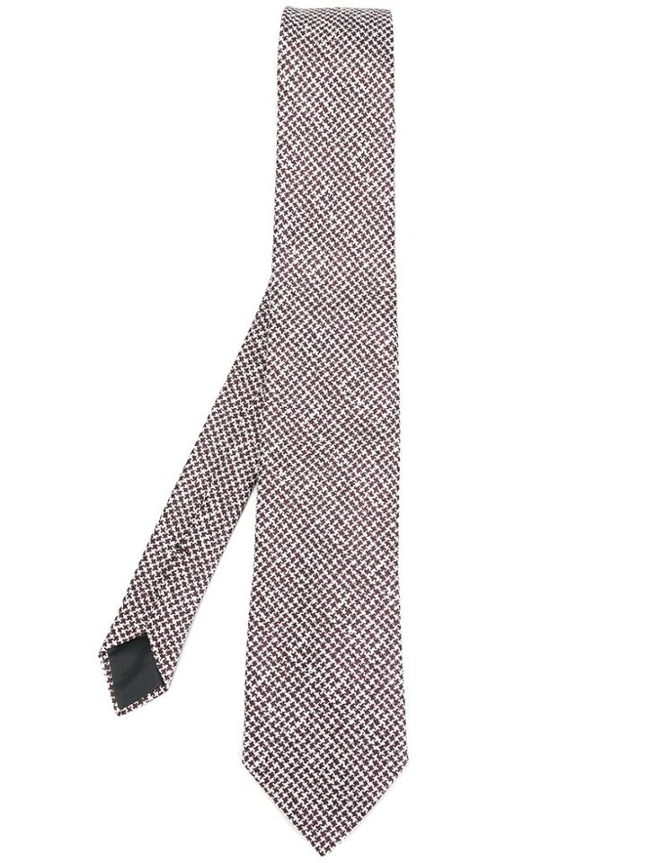 Fashion Clinic Timeless Pointed Tie - Red