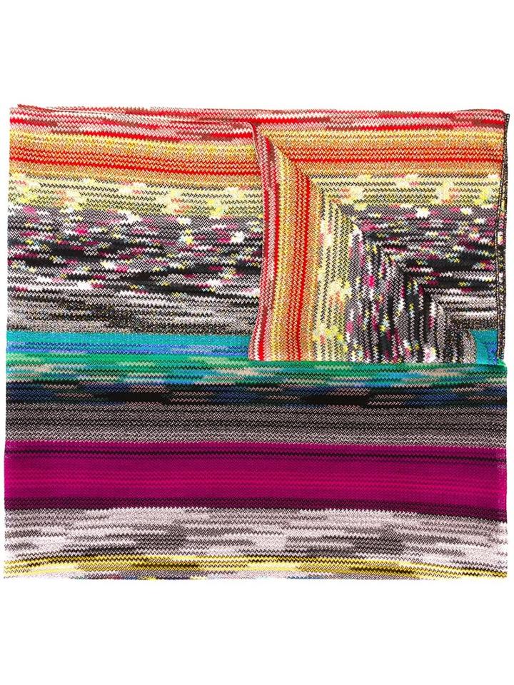 Missoni Striped Scarf, Women's, Wool/viscose/cupro/polyester