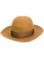 Borsalino Classic Wide Brim Hat - Brown