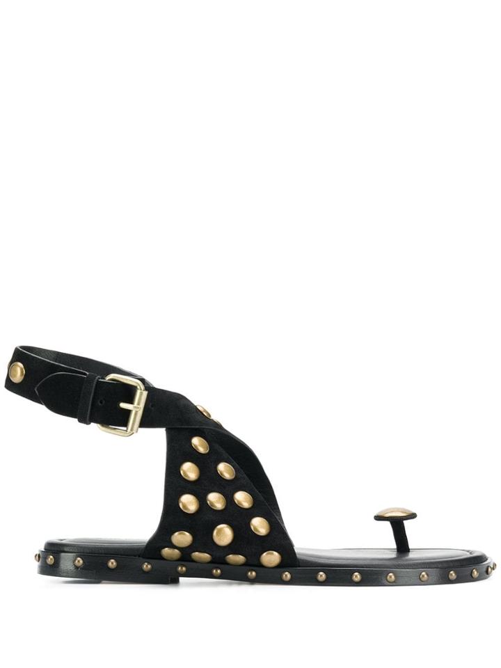 Isabel Marant Studded Sandals - Black