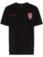 Marcelo Burlon County Of Milan Ny Mets Embroidered Ribbed Neck T-shirt