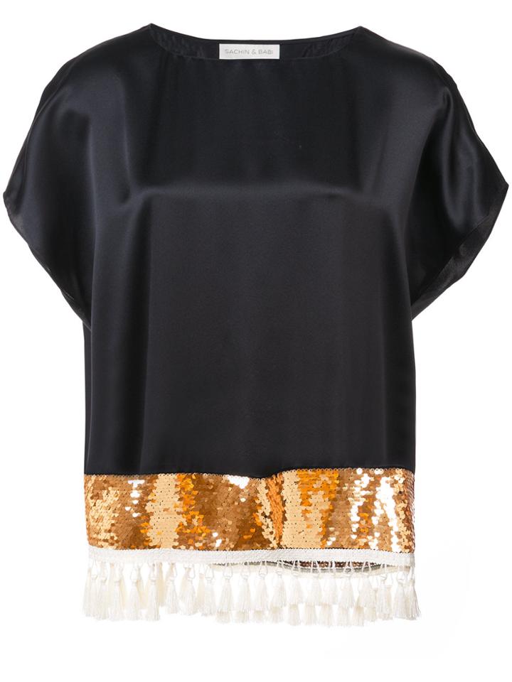 Sachin & Babi Rustem Top - Black