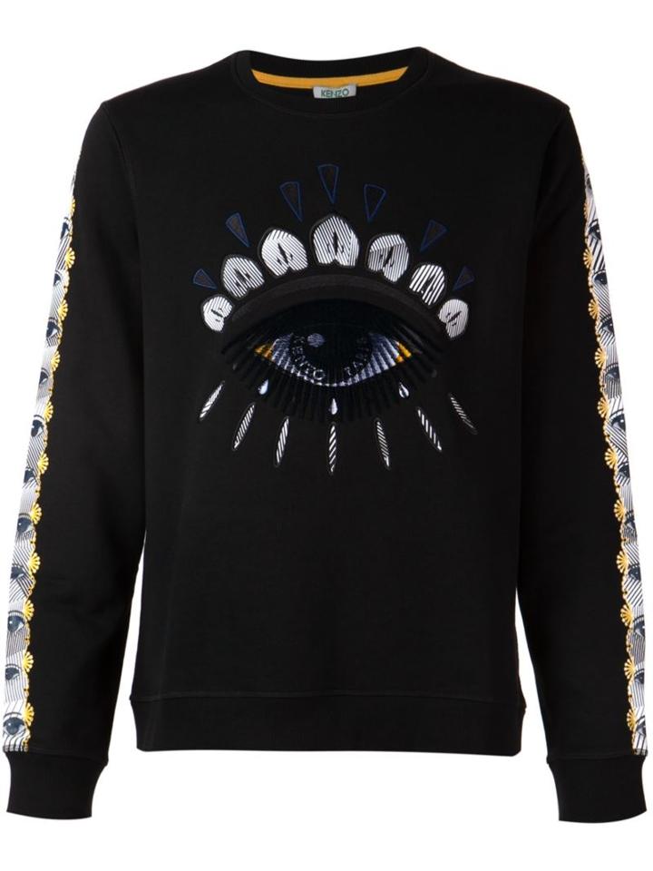 Kenzo 'eye' Sweatshirt, Men's, Size: Large, Black, Cotton