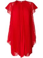 Giamba Lace Detail Dress - Red