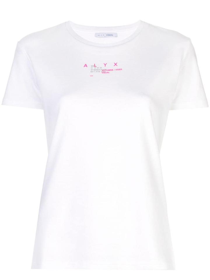 1017 Alyx 9sm Logo Print T-shirt - 007 White