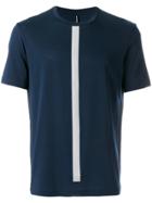 Blackbarrett Vertical Stripe T-shirt - Blue