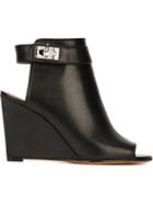 Givenchy 'shark Tooth' Wedge Mules
