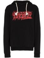 Maison Margiela Printed Numbers Long Sleeve Hoodie - Black