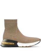 Ash Slip-on Sock Trainer - Neutrals