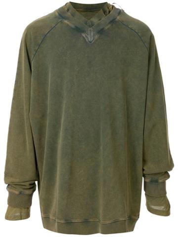 Y/project Vintage Wash Sweatshirt - Green