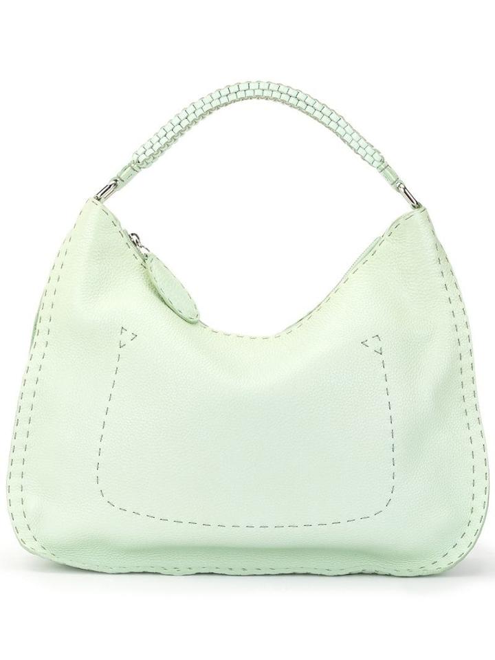 Fendi Pre-owned Selleria Hobo Bag - Green
