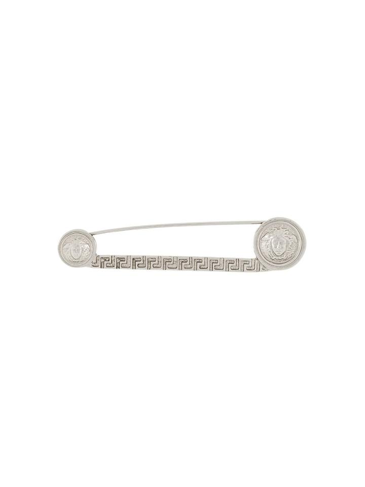 Versace Pre-owned Metal Pin 90s - Silver