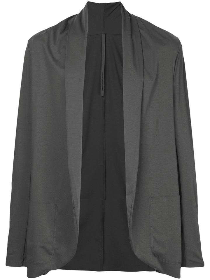 Kazuyuki Kumagai Shawl Lapel Blazer - Grey