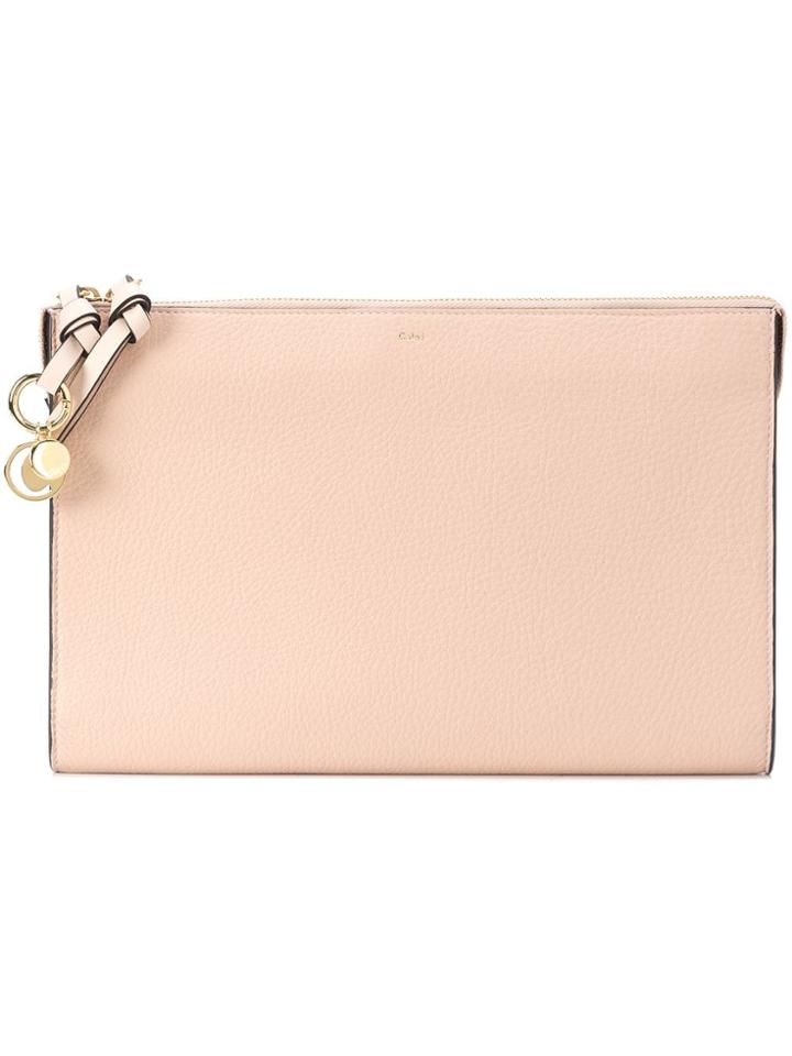 Chloé Alphabet Pouch - Neutrals